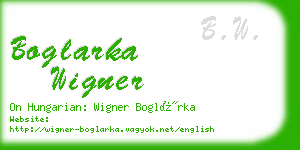 boglarka wigner business card